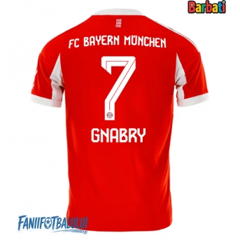 Bayern Munich Serge Gnabry #7 Tricou Fotbal Replică 2025-26 Barbati Acasa